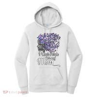 I Wear Purple For My Mom Alzheimers Women's Hoodie thumb 0