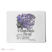 I Wear Purple For My Mom Alzheimers Mousepad thumb 0