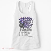 I Wear Purple For My Mom Alzheimers Women's Tank Top thumb 0