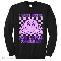 I Wear Purple For Lupus Awareness Sweatshirt thumb 0
