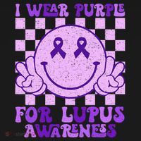 I Wear Purple For Lupus Awareness Sweatshirt thumb 3