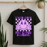 I Wear Purple For Lupus Awareness T-Shirt thumb 2