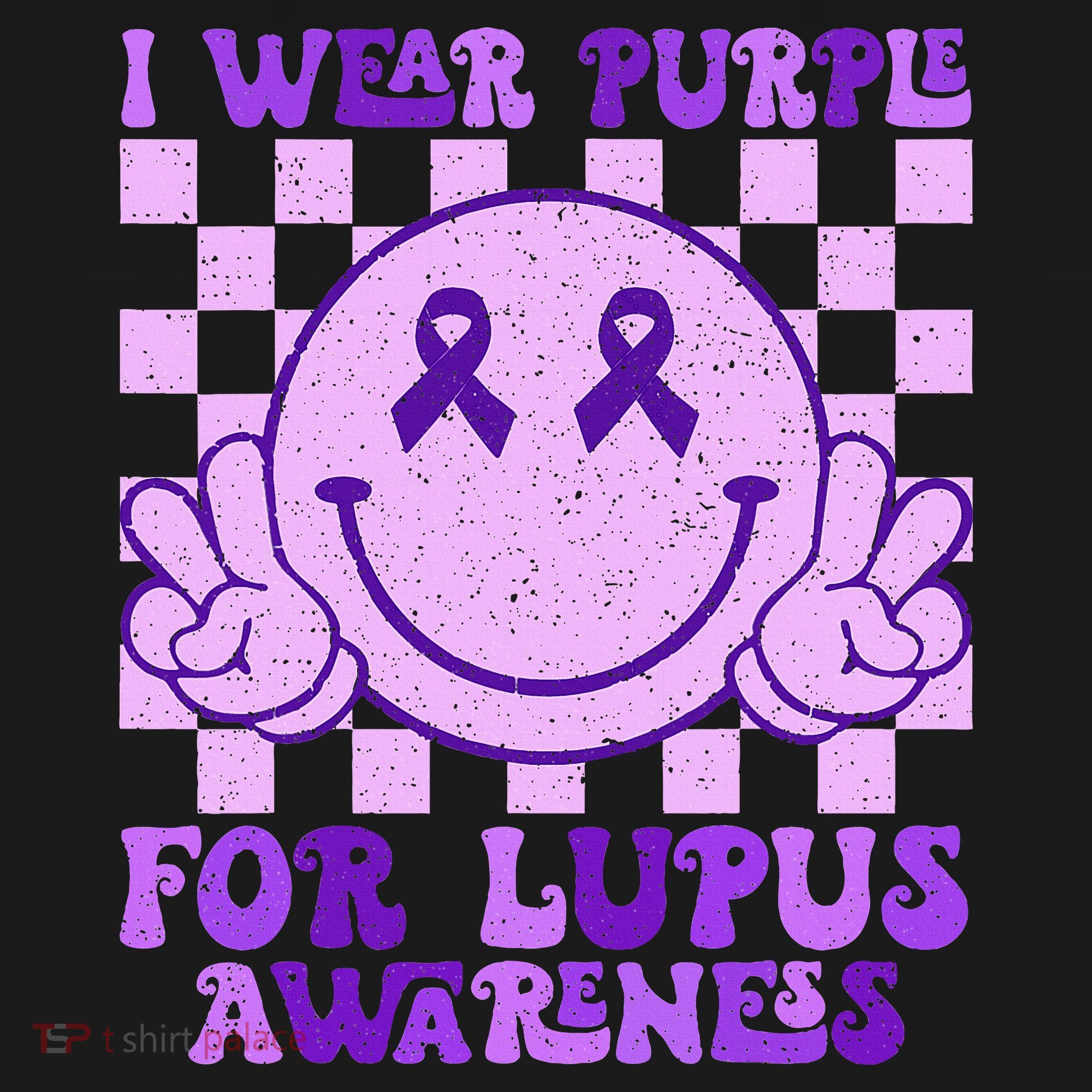 I Wear Purple For Lupus Awareness Polo