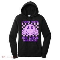 I Wear Purple For Lupus Awareness Women's Hoodie thumb 0