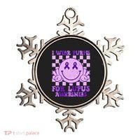 I Wear Purple For Lupus Awareness Ornament thumb 0