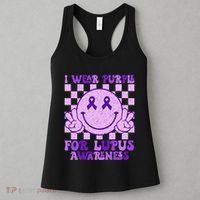 I Wear Purple For Lupus Awareness Women's Tank Top thumb 3