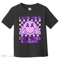 I Wear Purple For Lupus Awareness Toddler T-Shirt thumb 0