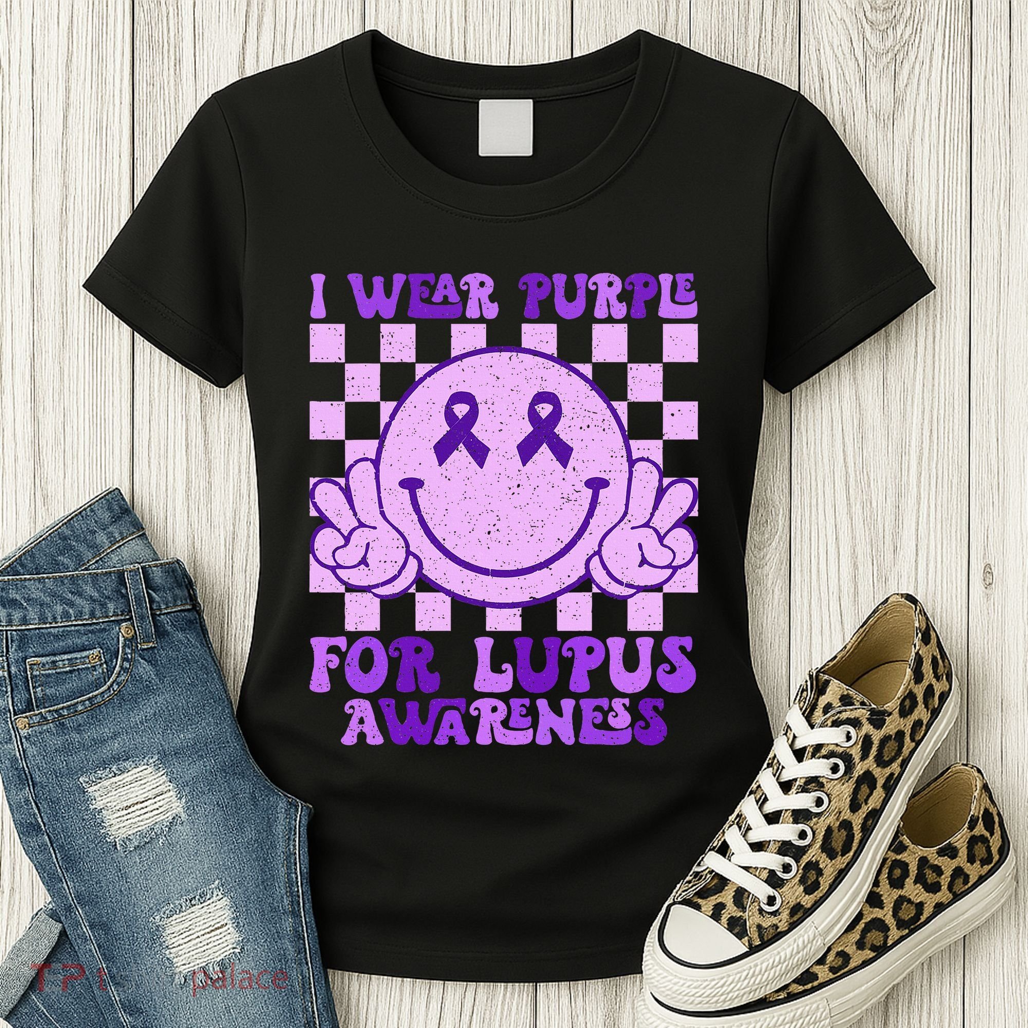 I Wear Purple For Lupus Awareness Women's T-Shirt