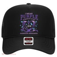 I Wear Purple For My Son Overdose Awareness Hat thumb 0