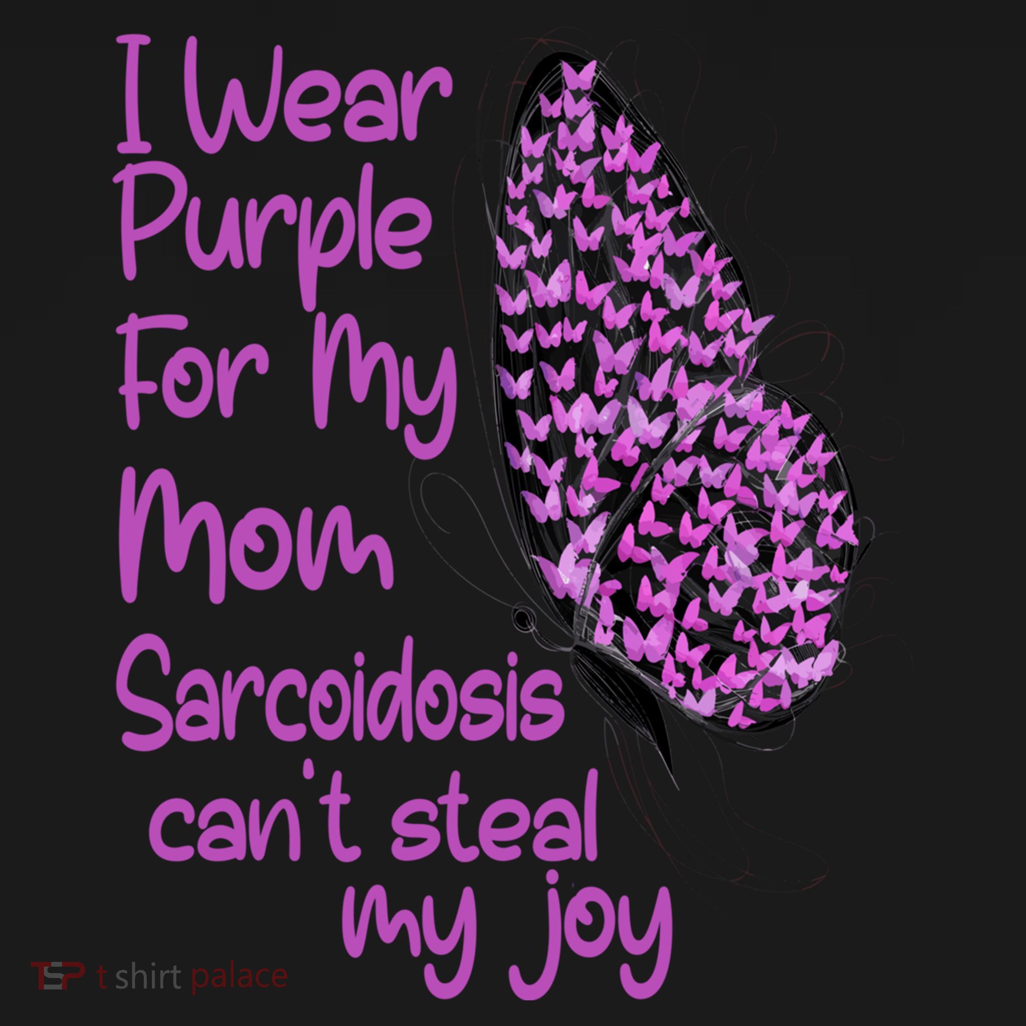 I Wear Purple For Mom Sarcoidosis Awareness Month Great Gift Women's Hoodie