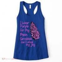 I Wear Purple For Mom Sarcoidosis Awareness Month Great Gift Women's Tank Top thumb 0