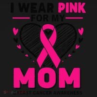 I Wear Pin.K For My Mom Breast Cancer Awareness Supporter Pajama Set thumb 2