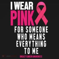 I Wear Pink For Someone Who Means Everything To Me Breast Cancer Women's Tank Top thumb 5