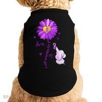 I Will Remember For You Elephant Alzheimers Awareness Doggie Tank thumb 0