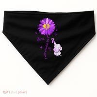 I Will Remember For You Elephant Alzheimers Awareness USA-Made Doggie Bandana thumb 0