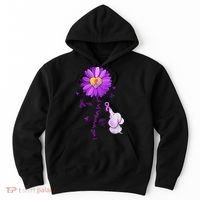 I Will Remember For You Elephant Alzheimers Awareness Hoodie thumb 0