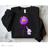 I Will Remember For You Elephant Alzheimers Awareness Sweatshirt thumb 2