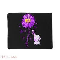 I Will Remember For You Elephant Alzheimers Awareness Mousepad thumb 0
