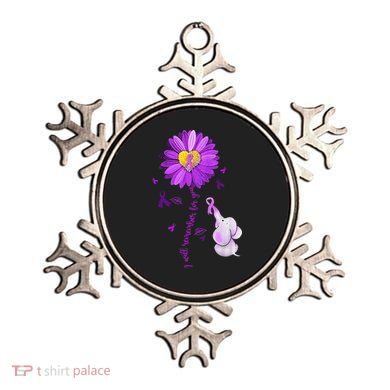 I Will Remember For You Elephant Alzheimers Awareness Ornament