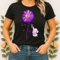 I Will Remember For You Elephant Alzheimers Awareness Women's T-Shirt thumb 2