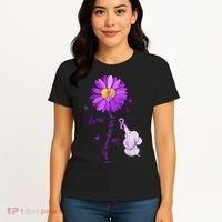 I Will Remember For You Elephant Alzheimers Awareness Women's T-Shirt thumb 4