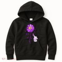 I Will Remember For You Elephant Alzheimers Awareness Kids Hoodie thumb 0
