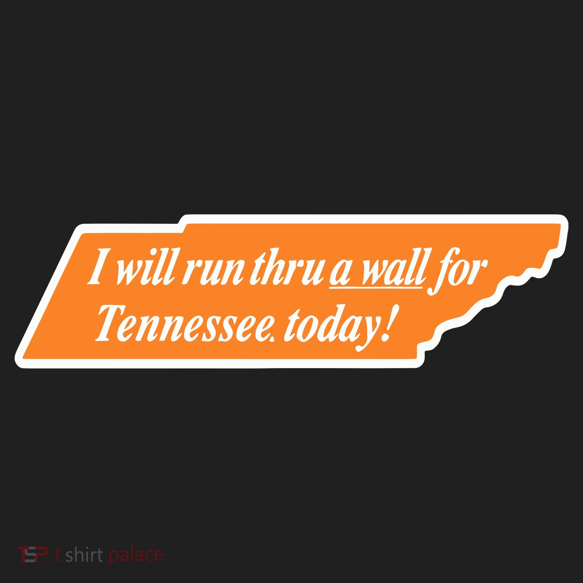 I Will Run Thru A Wall For Tennessee Today Women's Sweatshirt
