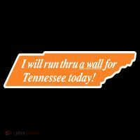I Will Run Thru A Wall For Tennessee Today Toddler Hoodie thumb 2