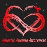 I Wear Red For Aplastic Anemia Awareness Warrior Cute Gift Beanie thumb 2