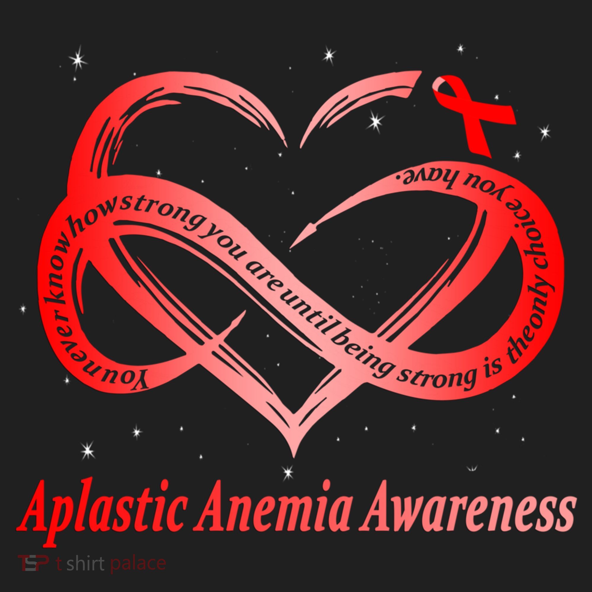 I Wear Red For Aplastic Anemia Awareness Warrior Cute Gift Beanie