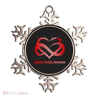 I Wear Red For Aplastic Anemia Awareness Warrior Cute Gift Ornament