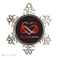 I Wear Red For Aplastic Anemia Awareness Warrior Cute Gift Ornament thumb 0
