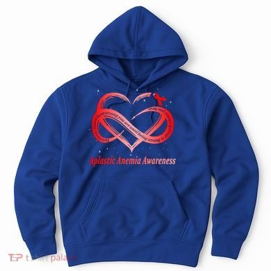 I Wear Red For Aplastic Anemia Awareness Warrior Cute Gift Hoodie