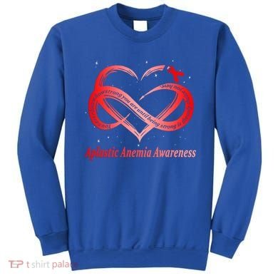 I Wear Red For Aplastic Anemia Awareness Warrior Cute Gift Sweatshirt