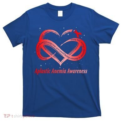 I Wear Red For Aplastic Anemia Awareness Warrior Cute Gift T-Shirt