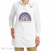 I Will Remember For You Rainbow Brain Alzheimer's Awareness Great Gift Apron thumb 2