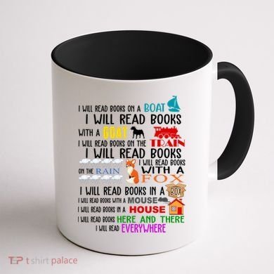 I Will Read Books Everywhere Coffee Mug back
