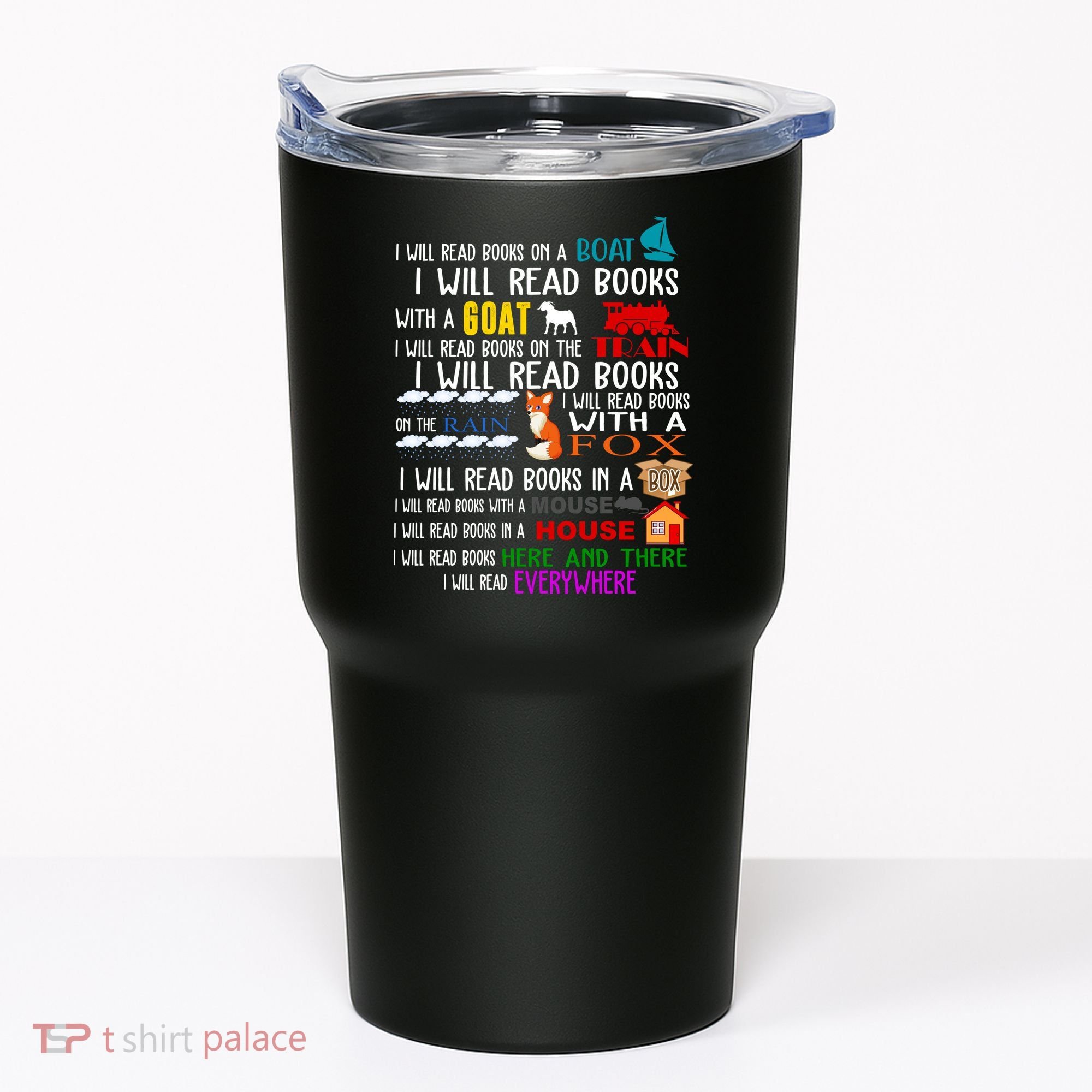 I Will Read Books Everywhere Tumbler