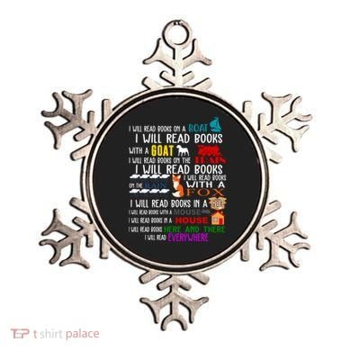 I Will Read Books Everywhere Ornament