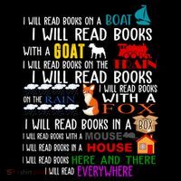 I Will Read Books Everywhere Ornament thumb 1