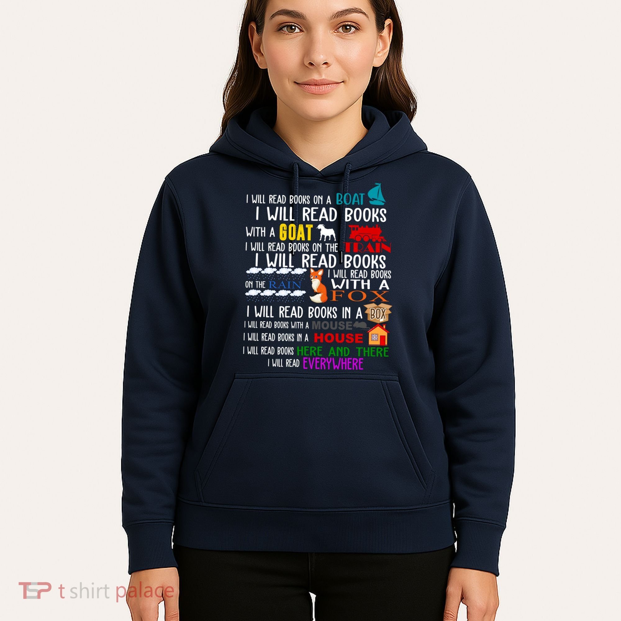 I Will Read Books Everywhere Hoodie