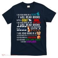 I Will Read Books Everywhere T-Shirt thumb 0