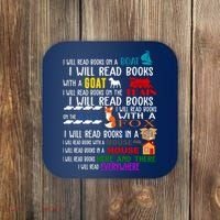 I Will Read Books Everywhere Coaster thumb 0
