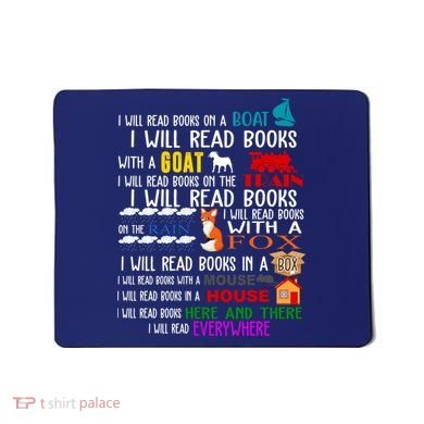 I Will Read Books Everywhere Mousepad