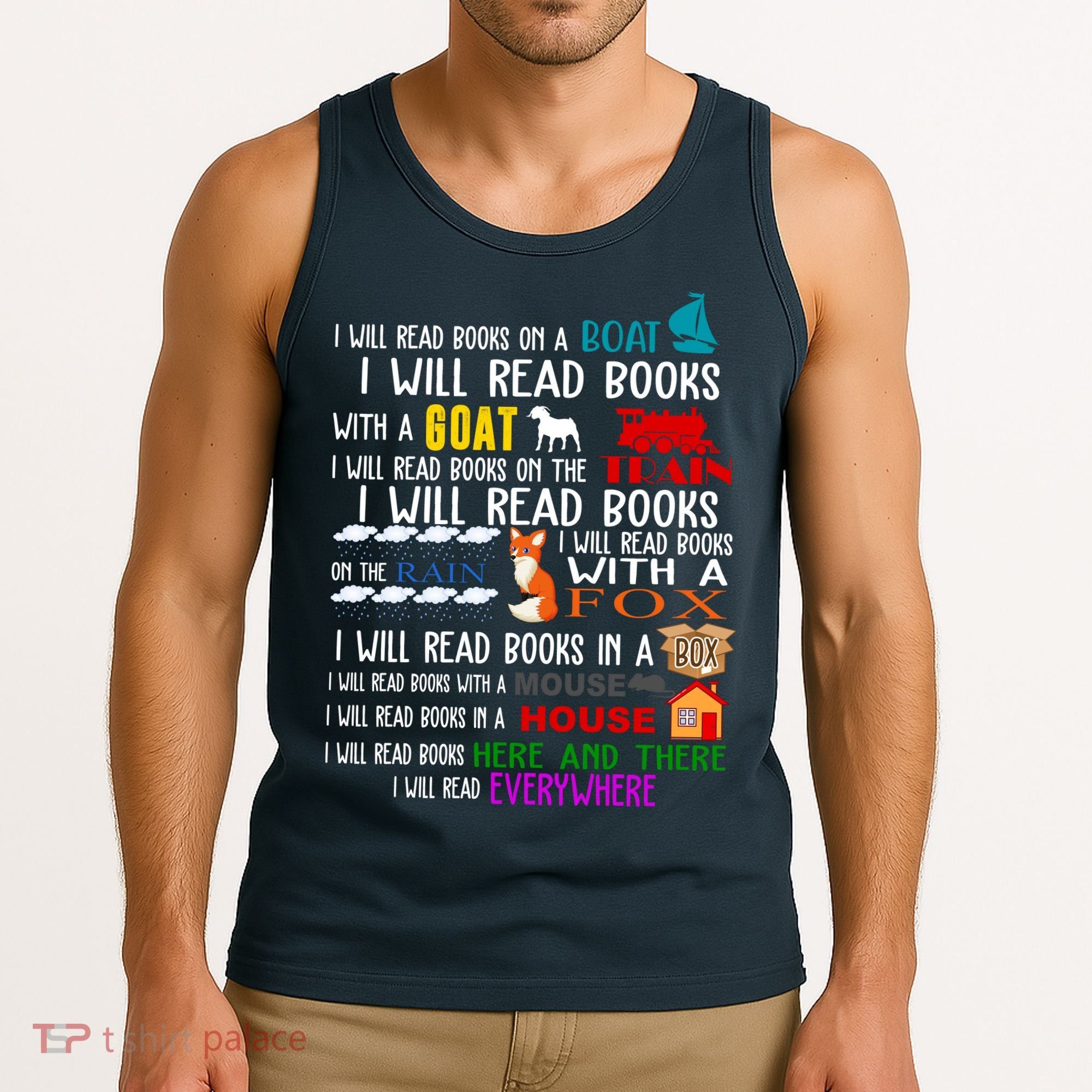 I Will Read Books Everywhere Tank Top