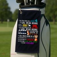 I Will Read Books Everywhere Golf Towel thumb 2