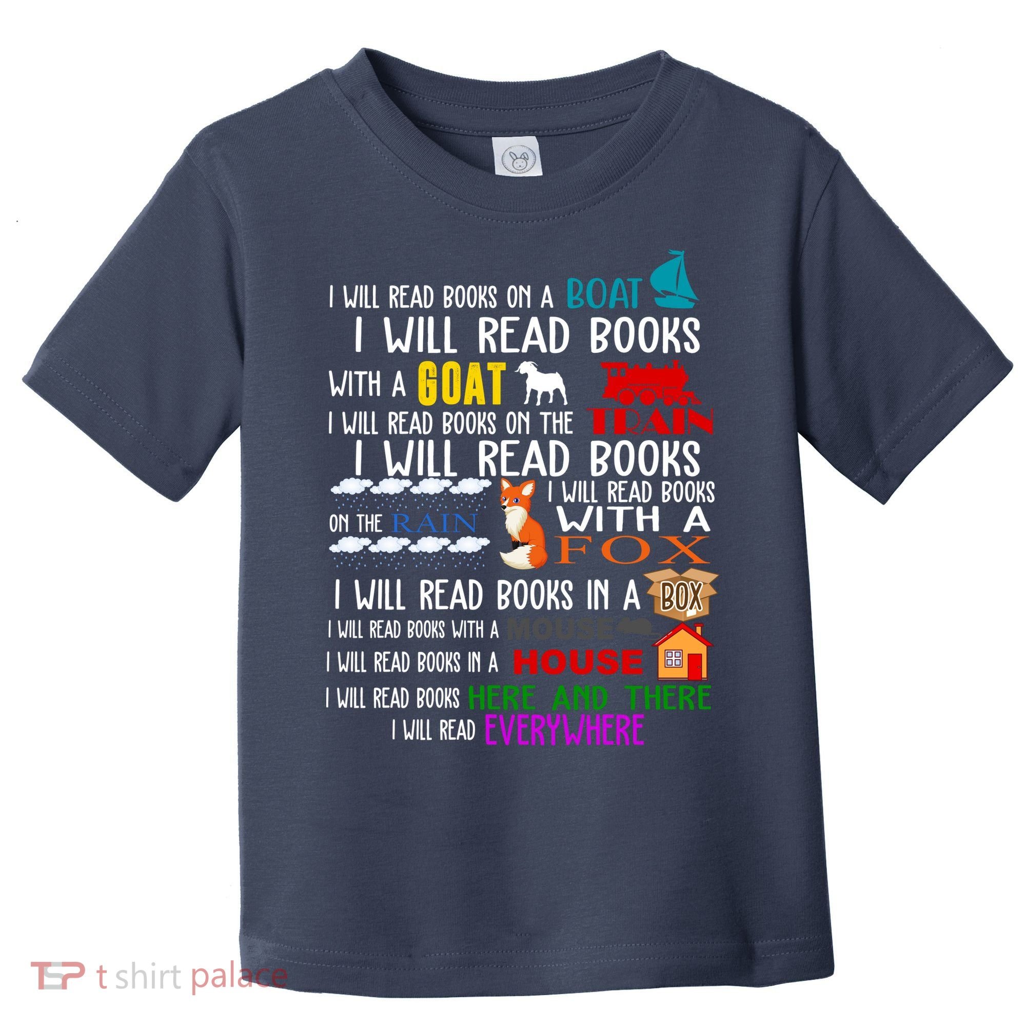 I Will Read Books Everywhere Toddler T-Shirt