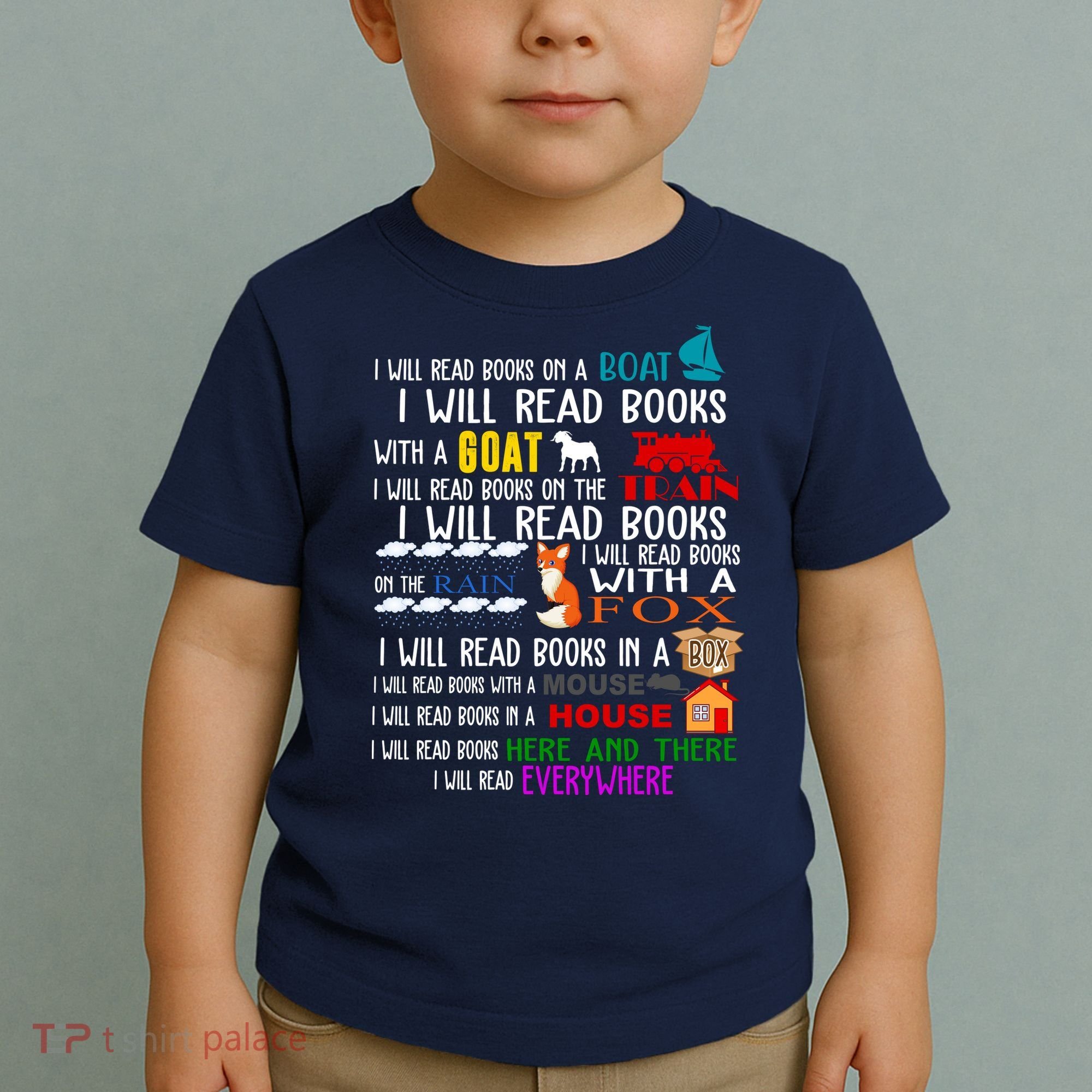 I Will Read Books Everywhere Toddler T-Shirt