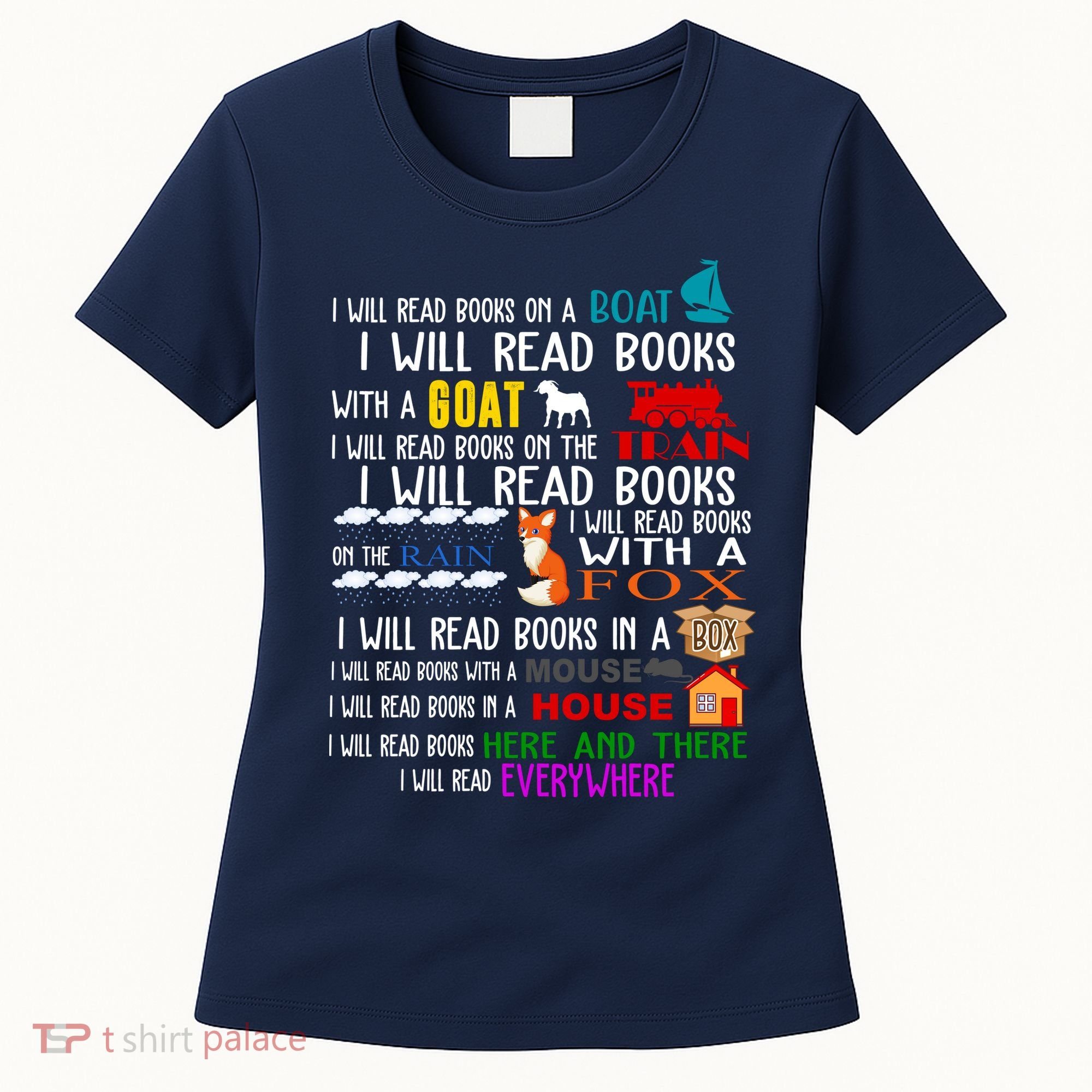 I Will Read Books Everywhere Women's T-Shirt
