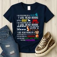 I Will Read Books Everywhere Women's T-Shirt thumb 3